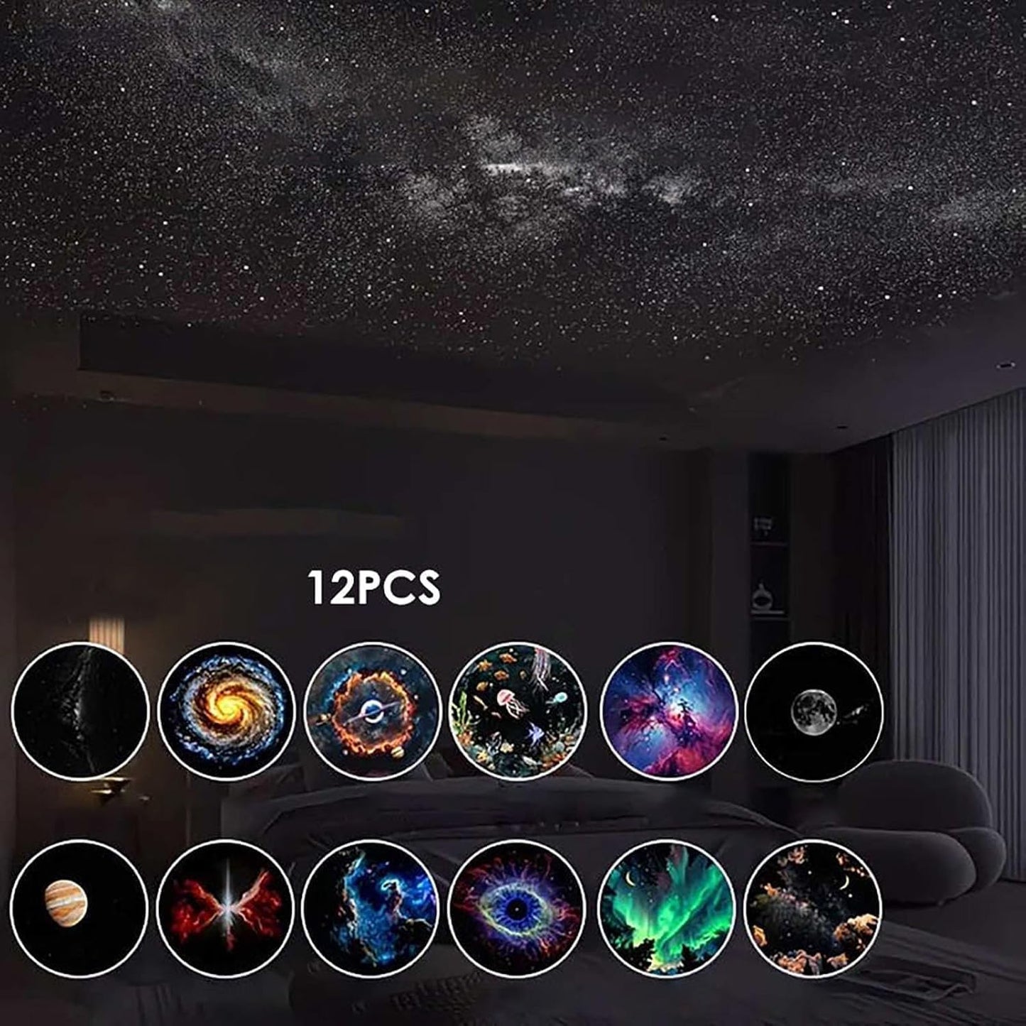 Yeeklab 2-in-1 Starry Sky Projector Night Lamp | Galaxy Light